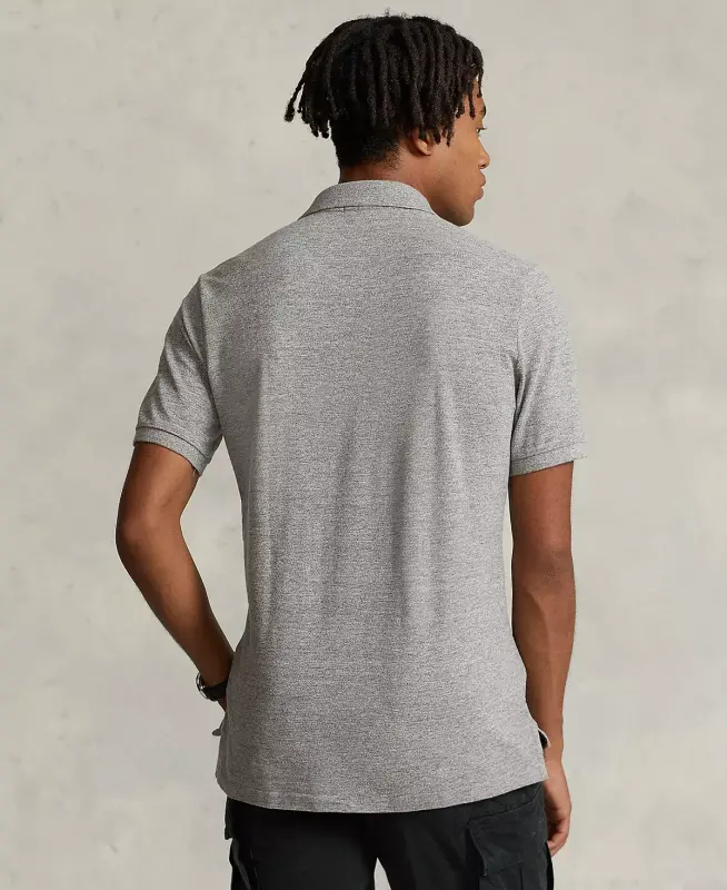 Men's Classic-Fit Mesh Polo-Canterbury Heather - 2