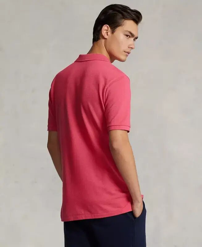 Men's Classic-Fit Mesh Polo-Hot Pink - 4
