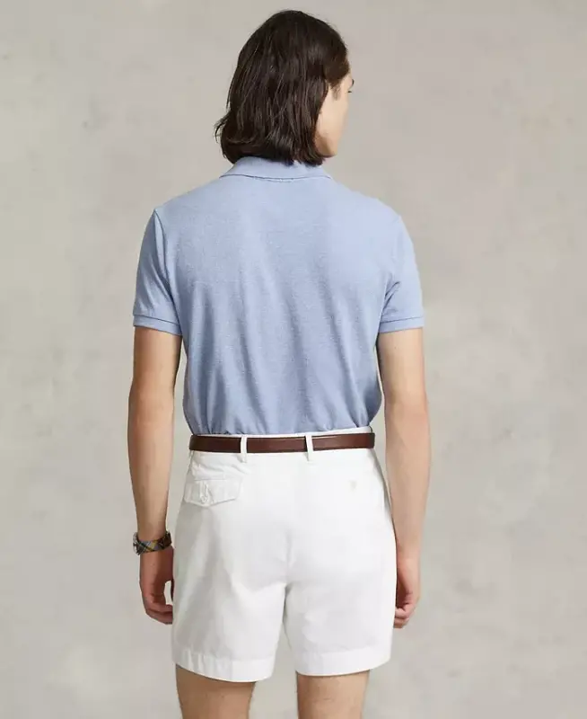 Men's Classic-Fit Mesh Polo-Isle Heather - 4