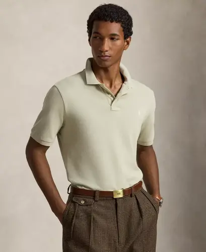 Men's Classic-Fit Mesh Polo Köylak - Classic Stone/C8125 