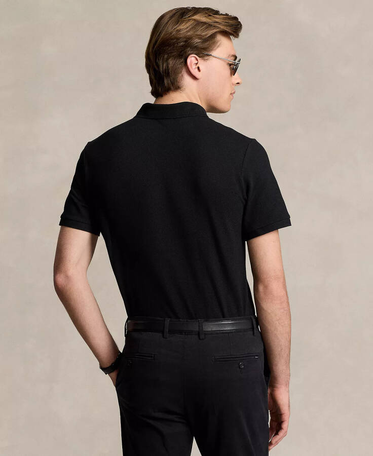 Men's Classic-Fit Mesh Polo Polo Black - 2