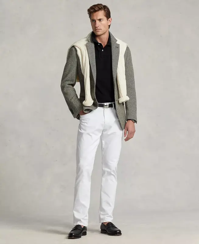 Men's Classic-Fit Mesh Polo-Polo Black - 4