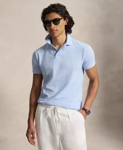 Men's Classic-Fit Mesh Polo-Polo Black - 5