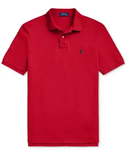 Men's Classic-Fit Mesh Polo-Rl2000 Red / Navy - 5