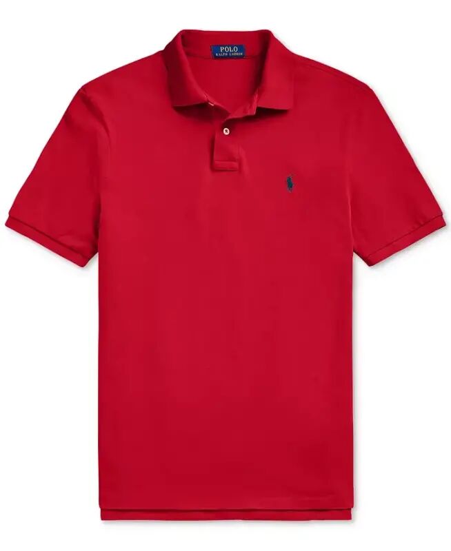 Men's Classic-Fit Mesh Polo-Rl2000 Red / Navy - 5