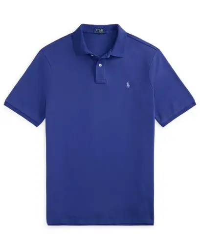 Men's Classic-Fit Mesh Polo Shirt - BLUE YACHT/C7553 - 5