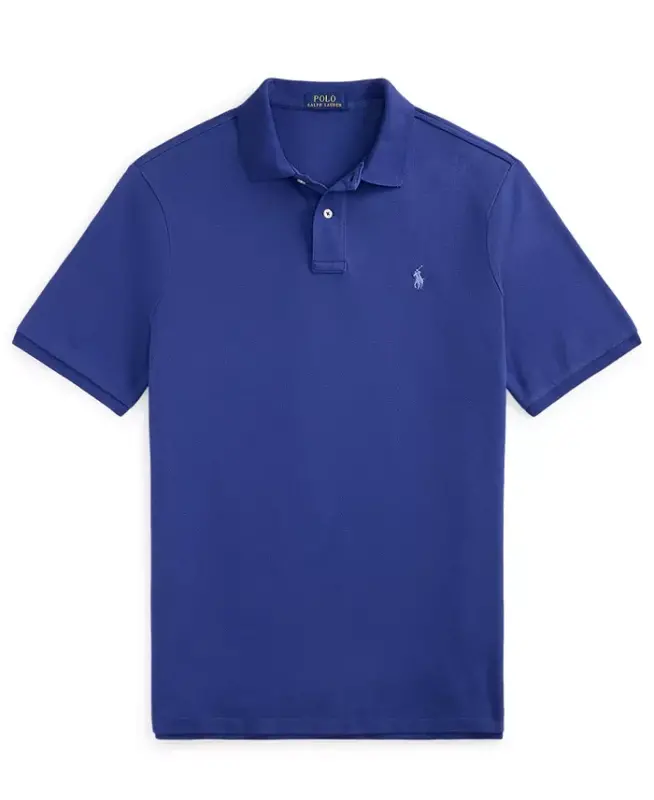 Men's Classic-Fit Mesh Polo Shirt - BLUE YACHT/C7553 - 5
