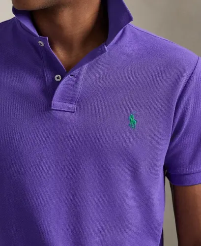 Men's Classic-Fit Mesh Polo Shirt - Cabana Purple - 6