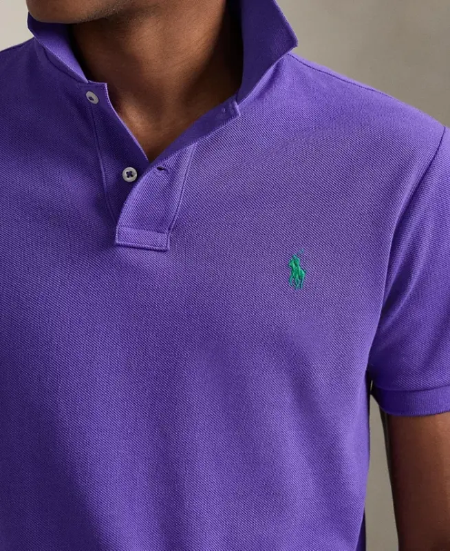 Men's Classic-Fit Mesh Polo Shirt - Cabana Purple - 6