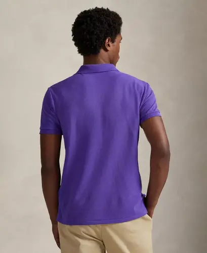 Men's Classic-Fit Mesh Polo Shirt - Cabana Purple - 4