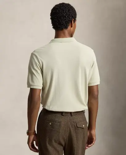 Men's Classic-Fit Mesh Polo Shirt - Classic Stone/C8125 - 4