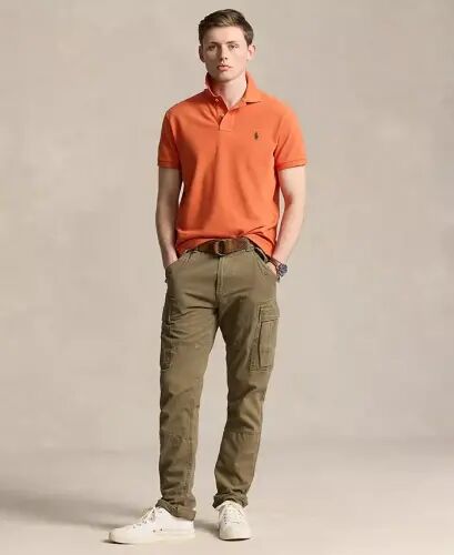 Men's Classic-Fit Mesh Polo Shirt - COLLEGE ORANGE/C5200 - Polo Ralph Lauren (1)