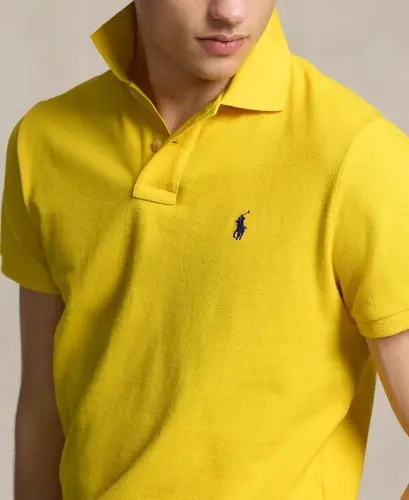 Men's Classic-Fit Mesh Polo Shirt - COLLEGIATE YELLOW/C7284 - 3