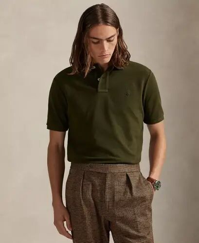 Men's Classic-Fit Mesh Polo Shirt - COMPANY OLIVE/C8526 - 1