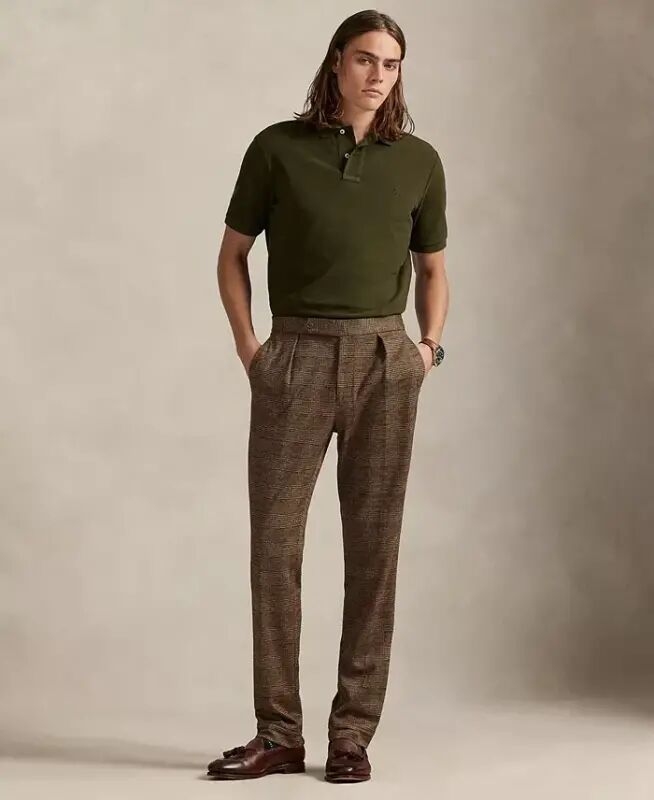 Men's Classic-Fit Mesh Polo Shirt - COMPANY OLIVE/C8526 - 2