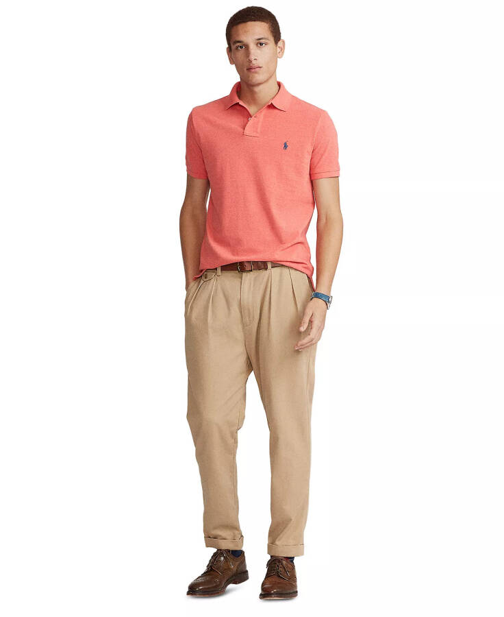 Men's Classic-Fit Mesh Polo Shirt Highland Rose Heather - 3