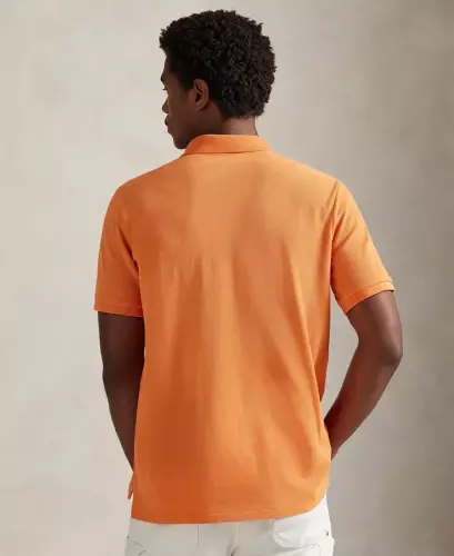 Men's Classic-Fit Mesh Polo Shirt - Kona Orange - 4