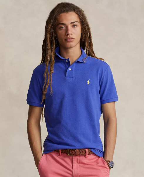 Men's Classic-Fit Mesh Polo Shirt Liberty - 1