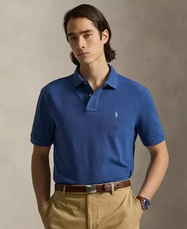 Men's Classic-Fit Mesh Polo Shirt - Old Royal - POLO RALPH LAUREN
