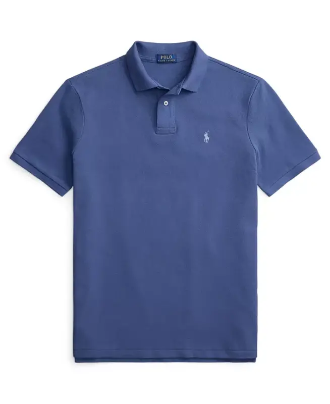Men's Classic-Fit Mesh Polo Shirt - Old Royal - 5