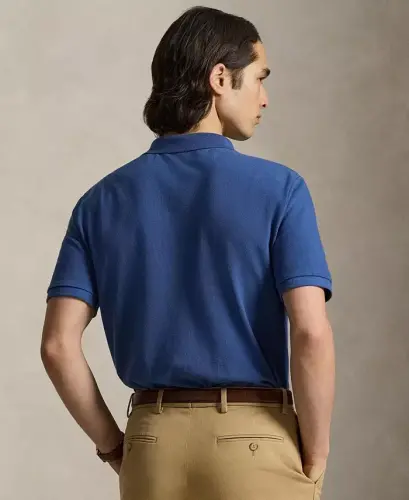 Men's Classic-Fit Mesh Polo Shirt - Old Royal - 4