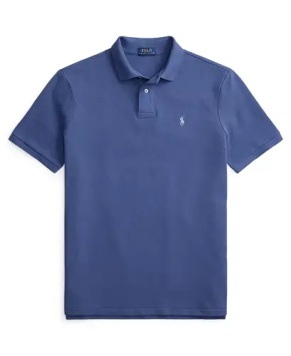 Men's Classic-Fit Mesh Polo Shirt - Old Royal - 5