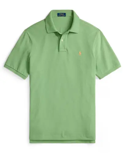 Men's Classic-Fit Mesh Polo Shirt - Outback Green - 5