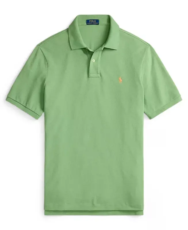 Men's Classic-Fit Mesh Polo Shirt - Outback Green - 5