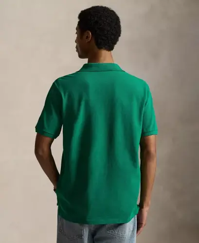 Men's Classic-Fit Mesh Polo Shirt - Outback Green - 9