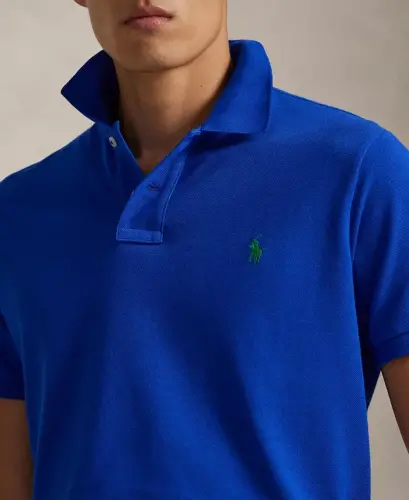 Men's Classic-Fit Mesh Polo Shirt - Pacific Royal - 3