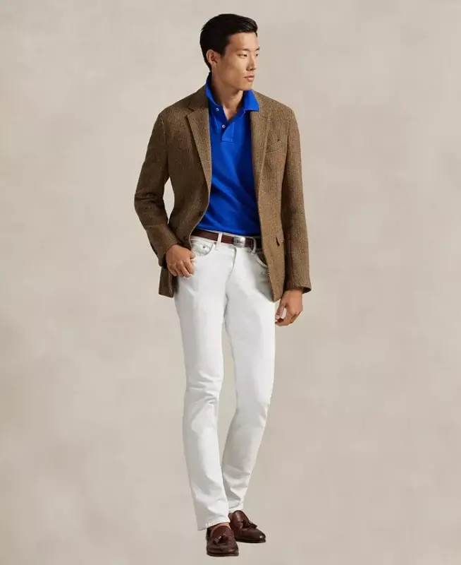 Men's Classic-Fit Mesh Polo Shirt - Pacific Royal - 2