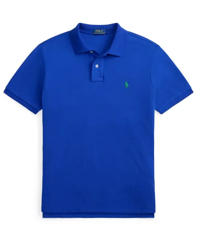 Men's Classic-Fit Mesh Polo Shirt - Pacific Royal - 5