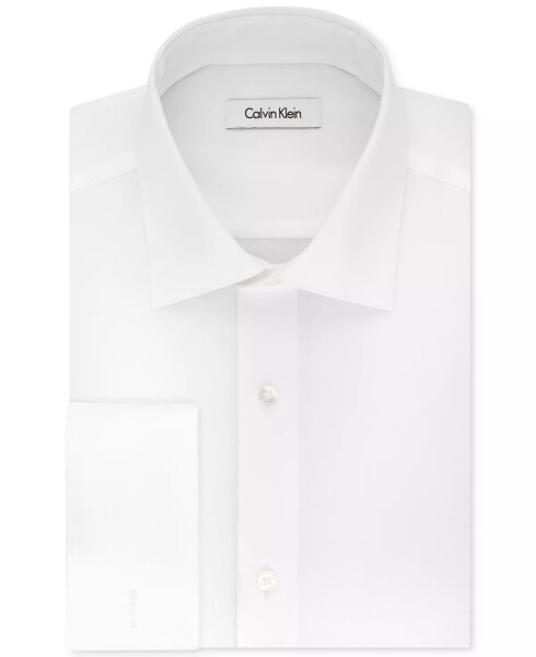 Men's Classic-Fit Non-Iron Performance French Cuff Dress Shirt White - 2