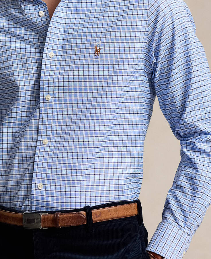 Men's Classic-Fit Oxford Shirt Blue Multi - 3