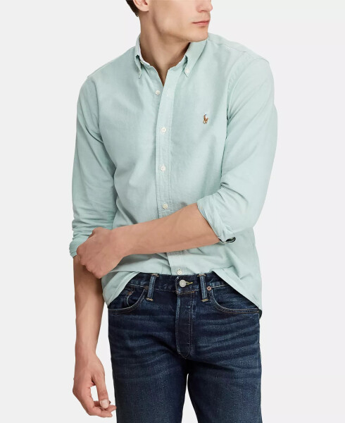 Men's Classic-Fit Oxford Shirt College Green - 1