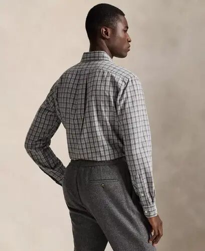 Men's Classic-Fit Oxford Shirt - Gray Heather Multi - Polo Ralph Lauren (1)