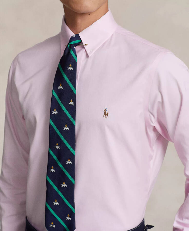 Men's Classic-Fit Oxford Shirt Pink/White - 3