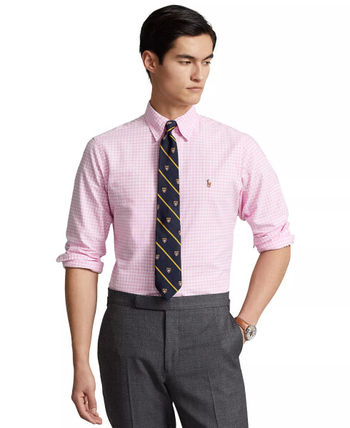 Men's Classic-Fit Oxford Shirt Pink/White - 1