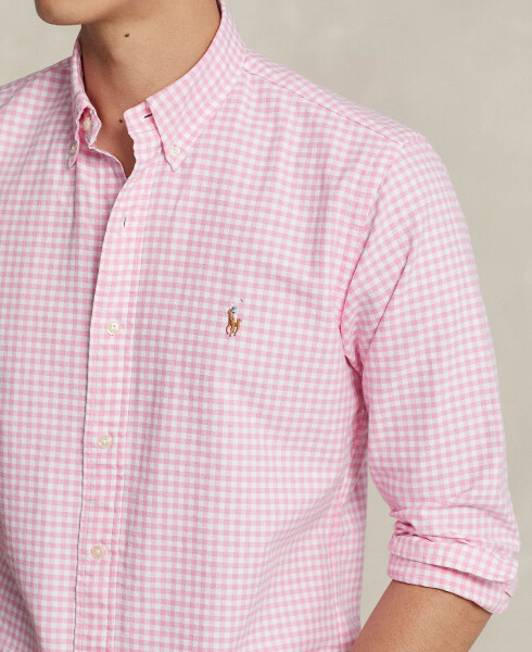 Men's Classic-Fit Oxford Shirt Pink/White - 4