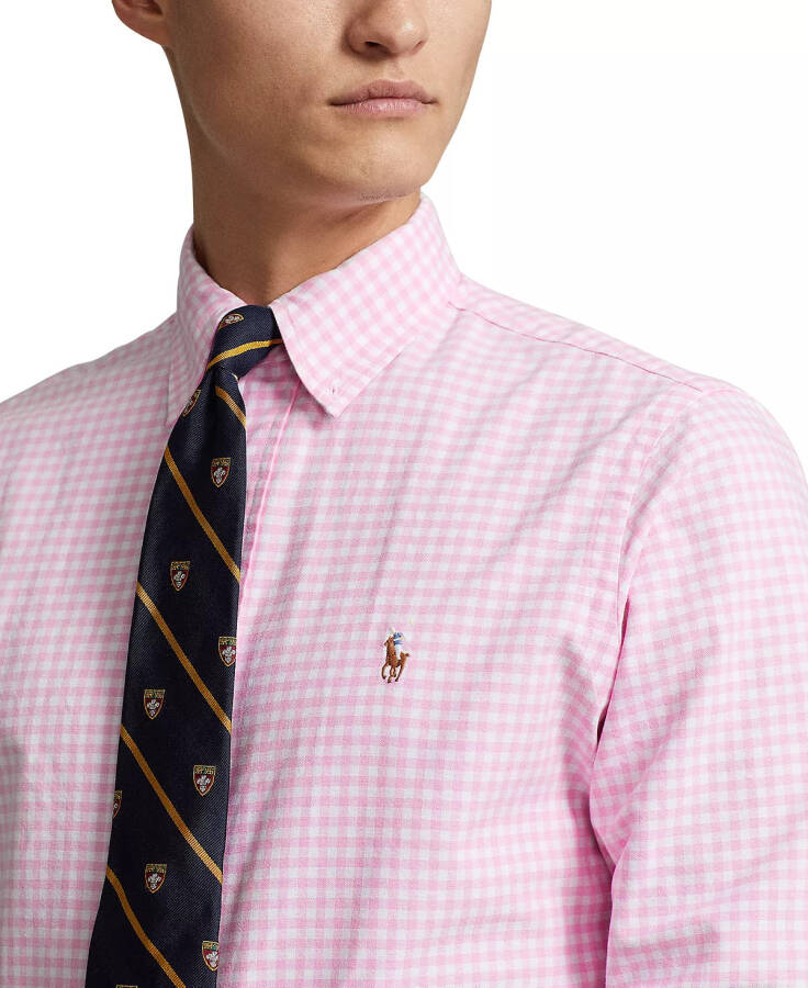 Men's Classic-Fit Oxford Shirt Pink/White - 7