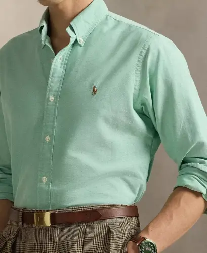 Men's Classic-Fit Oxford Shirt - Summer Emerald - 3
