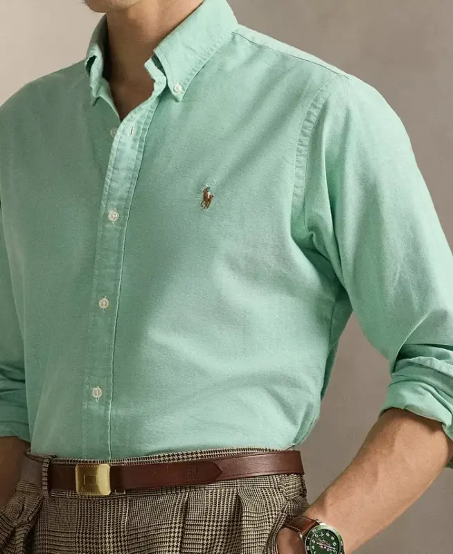 Men's Classic-Fit Oxford Shirt - Summer Emerald - 3