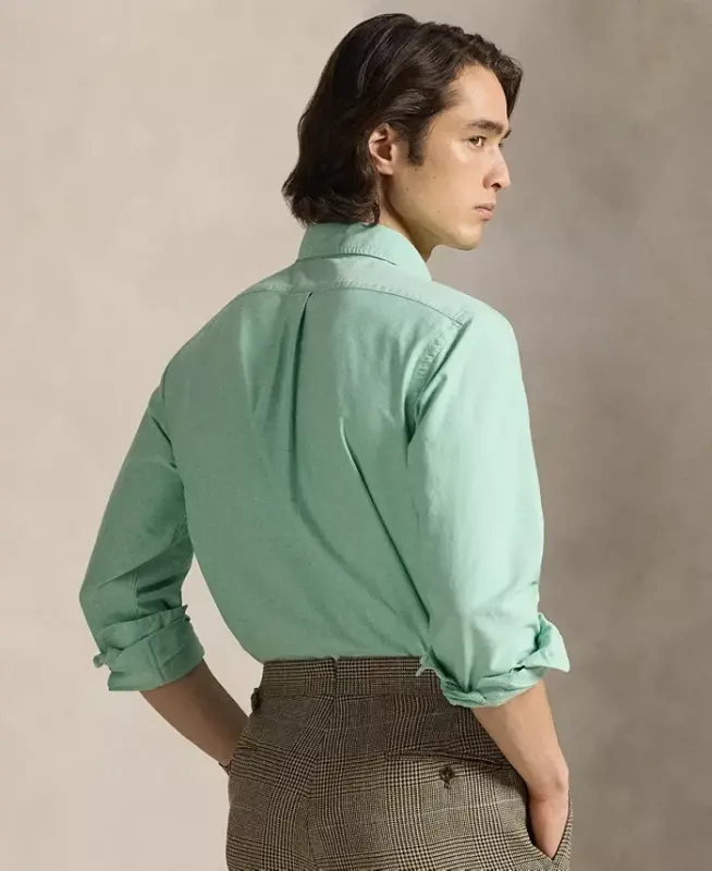 Men's Classic-Fit Oxford Shirt - Summer Emerald - 4
