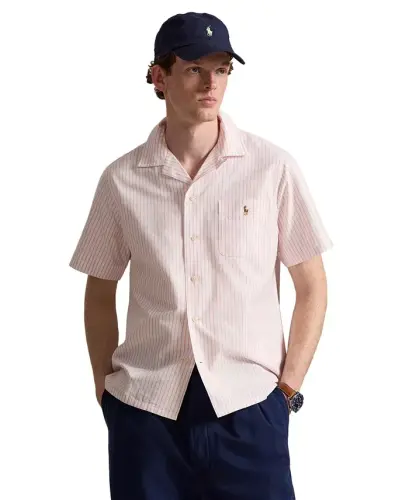 Men's Classic-Fit Oxford Shirt - White New Rose 