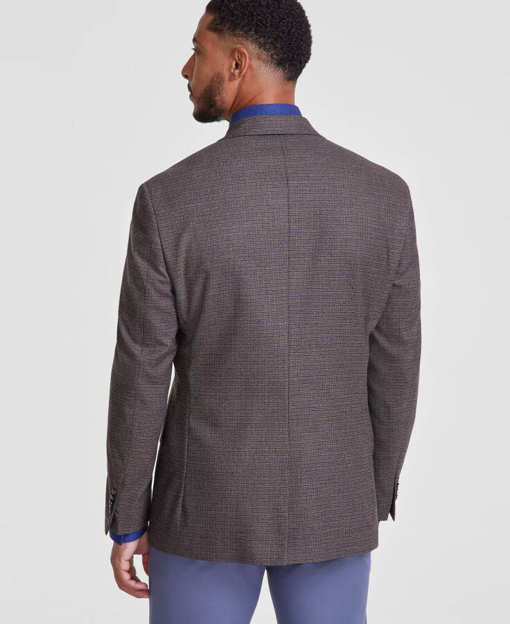 Men's Classic-Fit Pattern Sport Coat Brown - 2