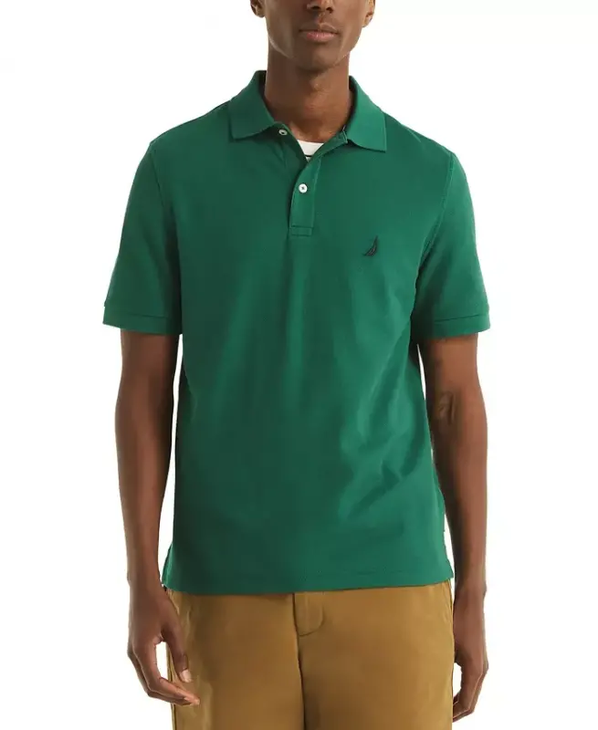 Men's Classic-Fit Performance Deck Polo Shirt - 1