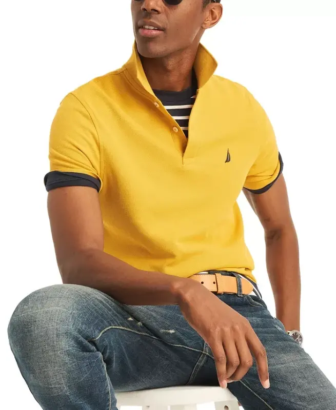 Men's Classic-Fit Performance Deck Polo Shirt - 4