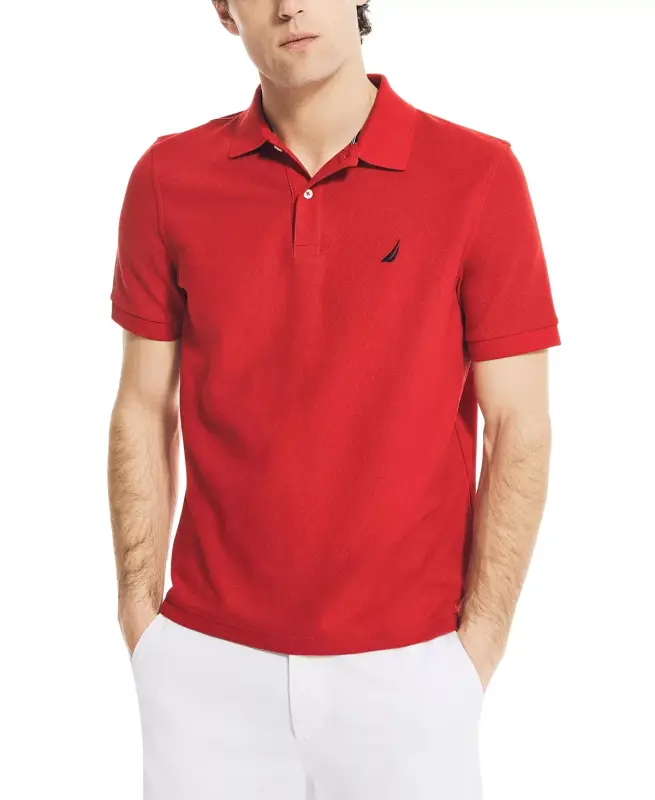 Men's Classic-Fit Performance Deck Polo Shirt - 1
