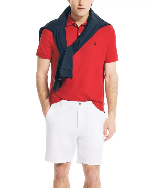 Men's Classic-Fit Performance Deck Polo Shirt - 4