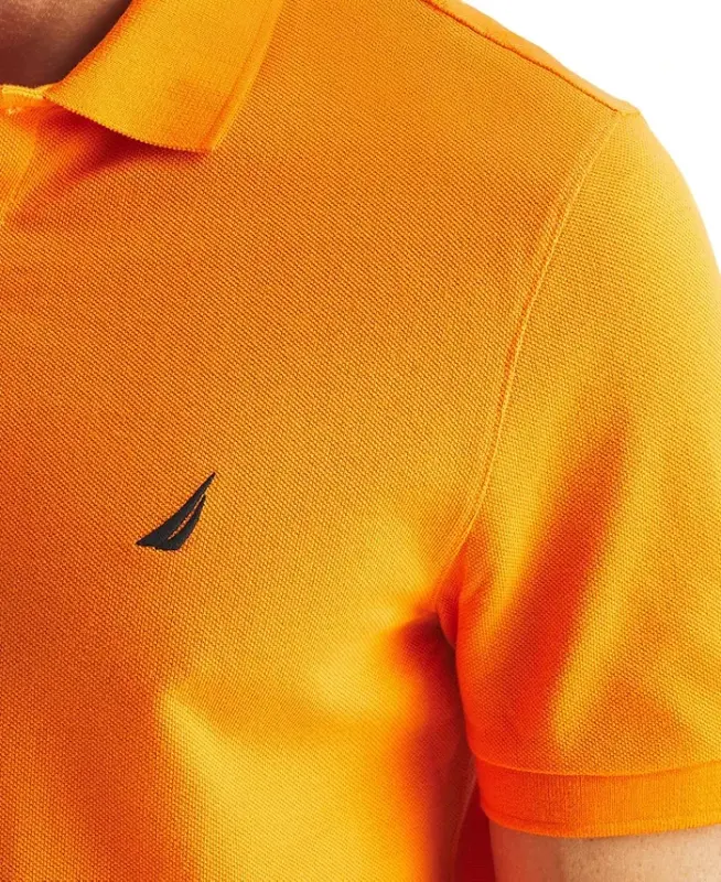 Men's Classic-Fit Deck Polo Shirt - Coast Guard Orange - 2
